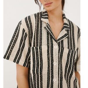 Nasty Gal Striped Resort shirt